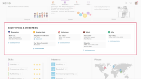 Click to enlarge Student Experiences & credentials timeline in Xello